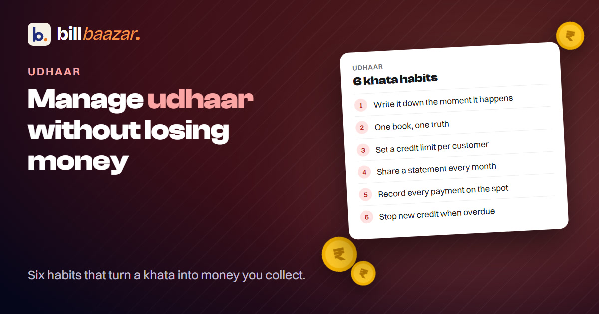 How to Manage Customer Udhaar Without Losing Money