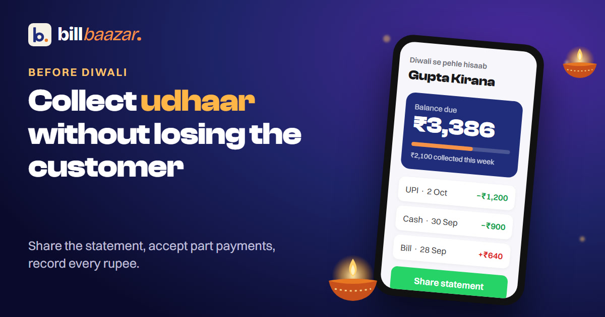 Collect Udhaar Before Diwali Without Losing Customers