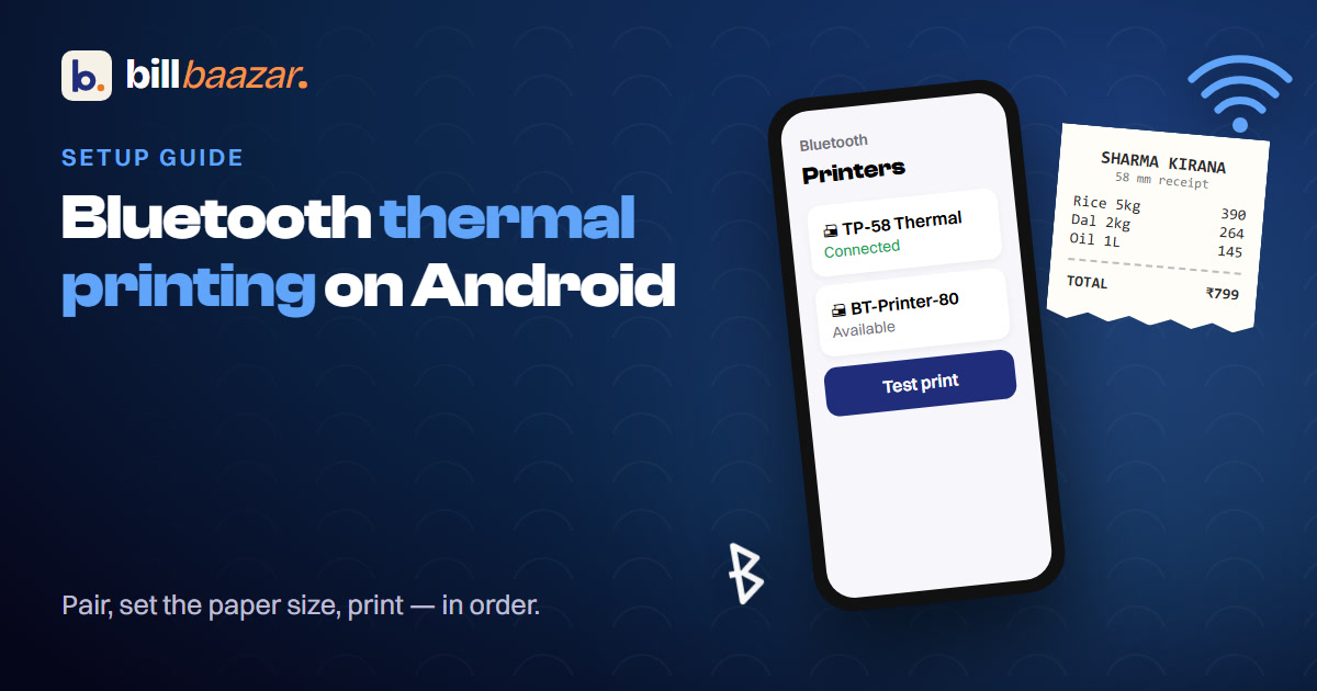 Setting Up Bluetooth Thermal Printing on Android, Step by Step